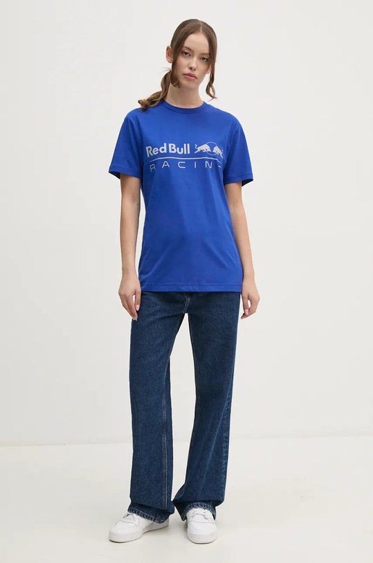 Pepe Jeans tricou din bumbac Red Bull Racing x Pepe Jeans albastru RU500005