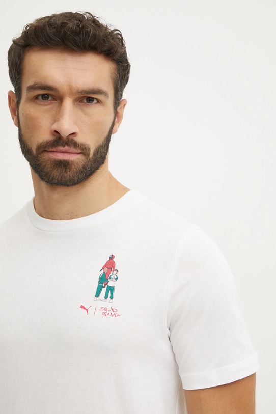 Puma tricou din bumbac PUMA X SQUID GAME 627426