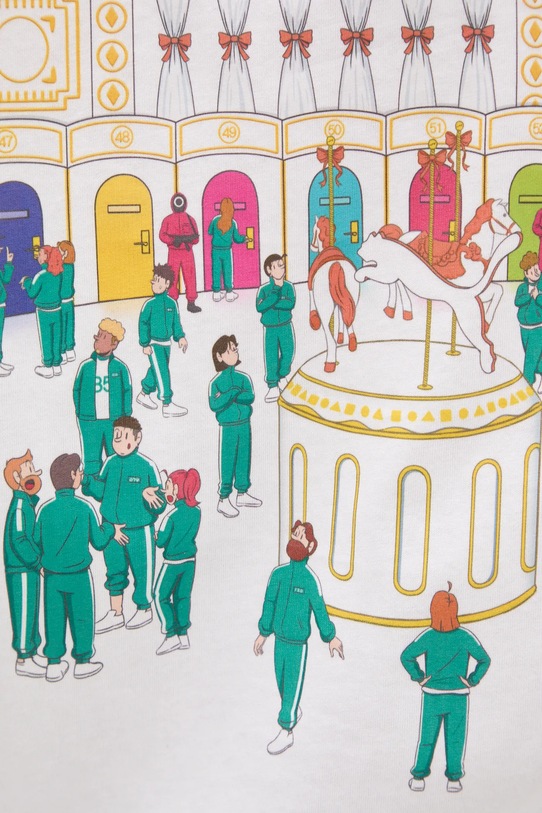 Puma tricou din bumbac PUMA X SQUID GAME 627426