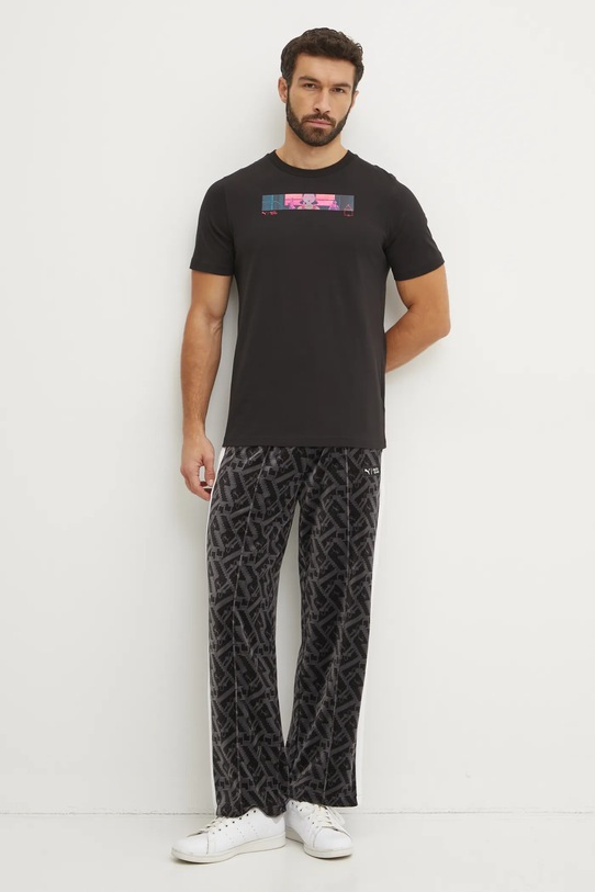 Puma tricou din bumbac PUMA X SQUID GAME 627426 negru AW24