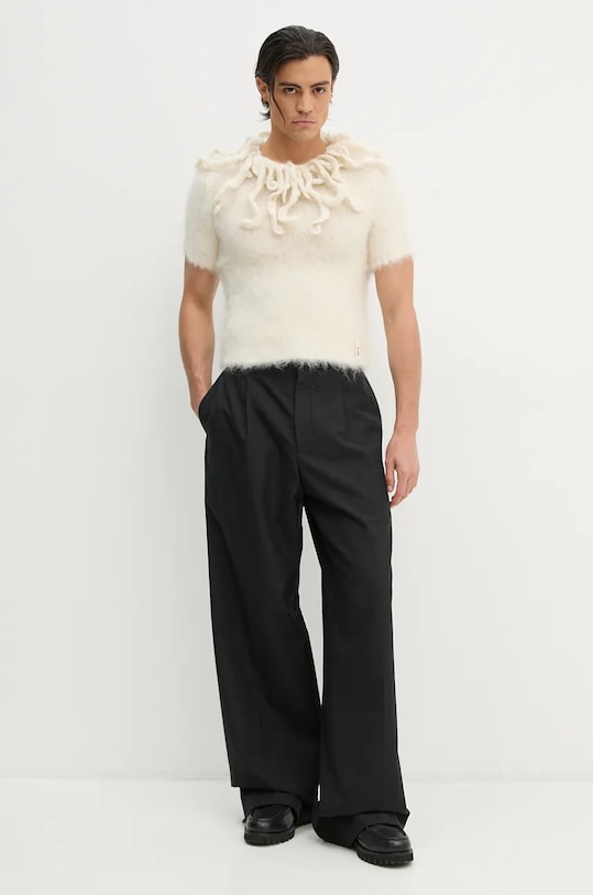 Вовняний светр Sunnei RTWXKNW008 бежевий AW24