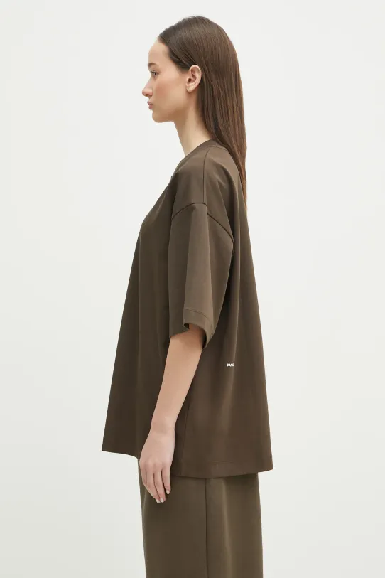 Pangaia cotton t-shirt green 10002012