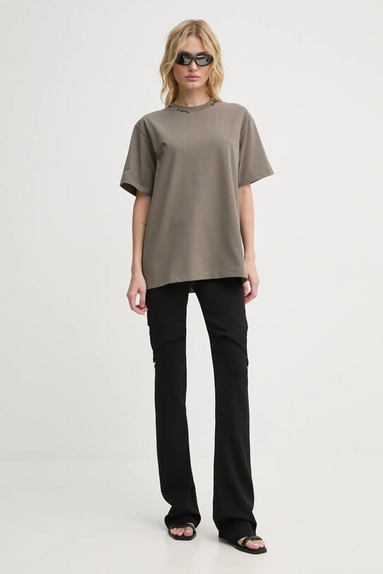Одяг Футболка Heliot Emil AW24.M.09.127.DG23 зелений