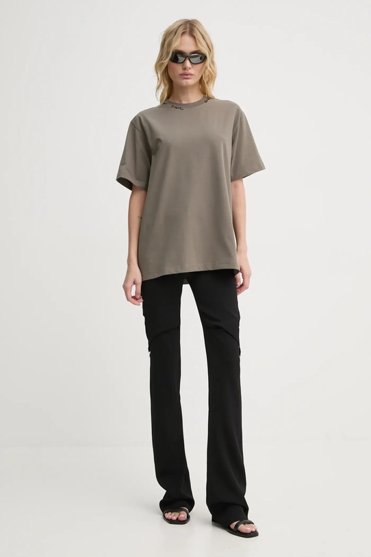 Odzież Heliot Emil t-shirt AW24.M.09.127.DG23 zielony