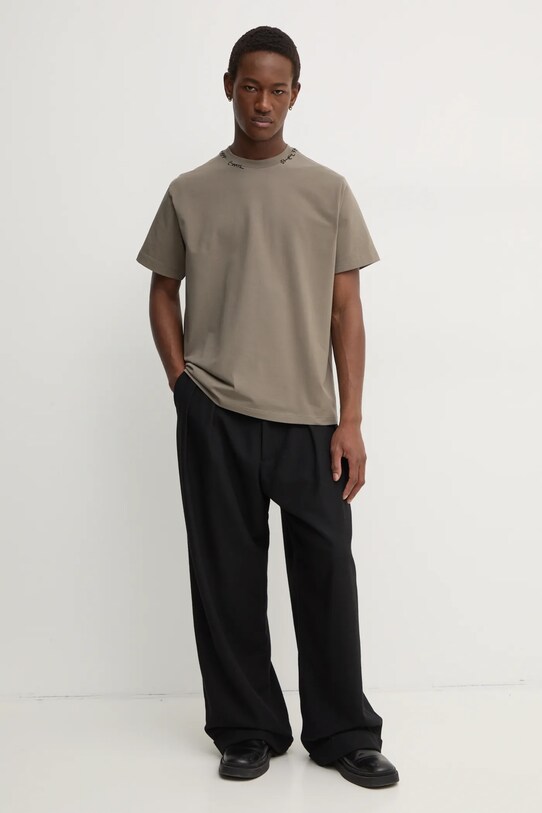 Футболка Heliot Emil зелений AW24.M.09.127.DG23