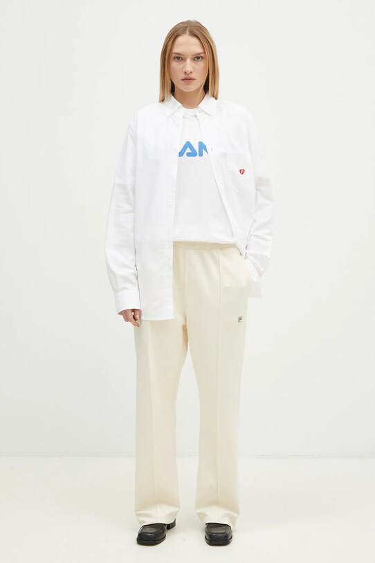 FILA+ t-shirt in cotone Milano 42FW24TT01523C007 bianco