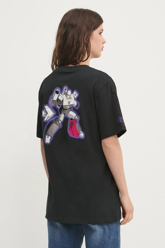 Одяг Бавовняна футболка Converse x Transformers 10027822.A01 чорний