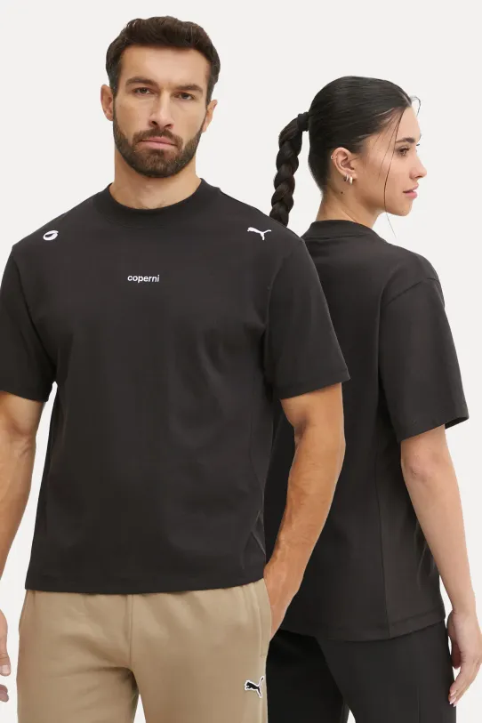 Coperni pamut póló Coperni x Puma pamut fekete 628305