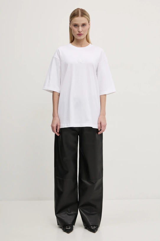 Filling Pieces t-shirt bawełniany Boxy Embroidered 74413791901