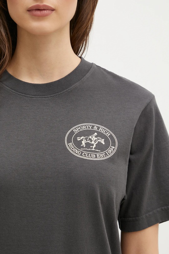 Sporty & Rich t-shirt in cotone Riding Club TO043512244BA02
