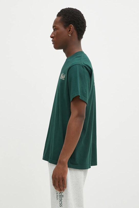 Clothing Sporty & Rich cotton t-shirt Health Script TO043511078GR10 green