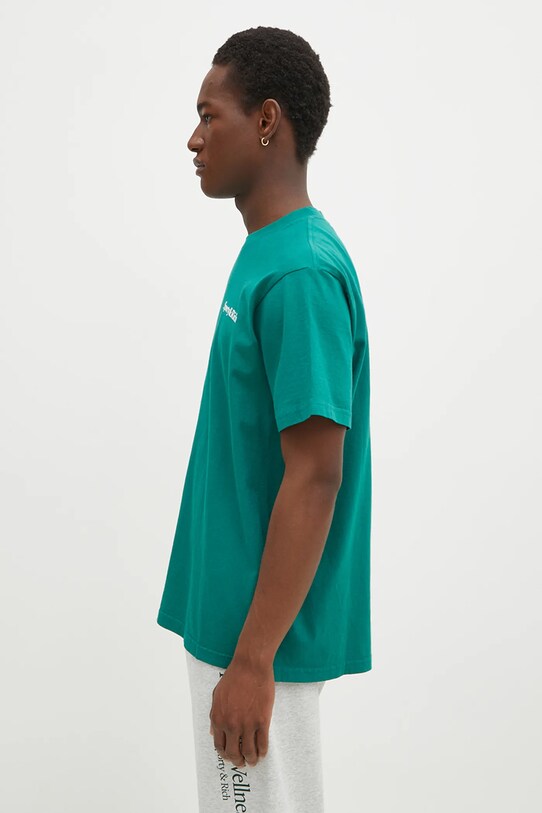 Clothing Sporty & Rich cotton t-shirt Health Is Wealth TO043516300GR03 green