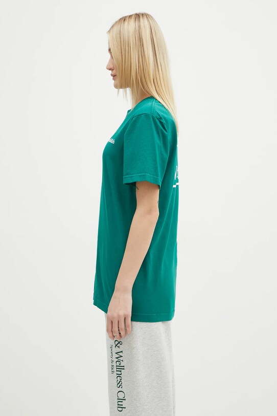 Sporty & Rich cotton t-shirt Health Is Wealth green TO043516300GR03
