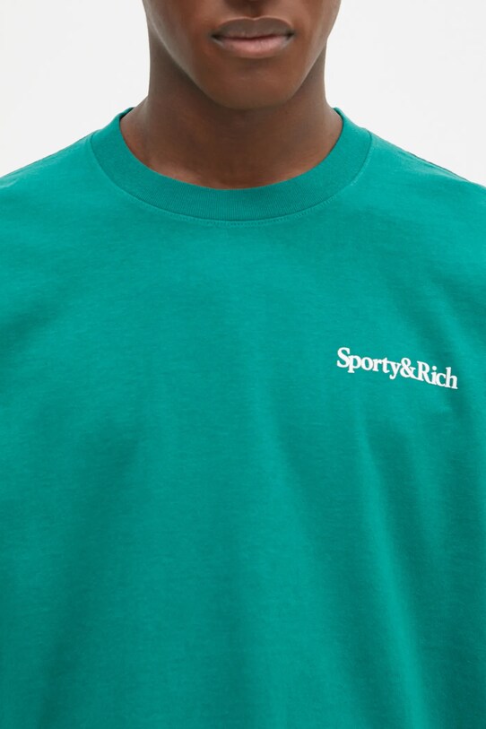 Sporty & Rich cotton t-shirt Health Is Wealth TO043516300GR03