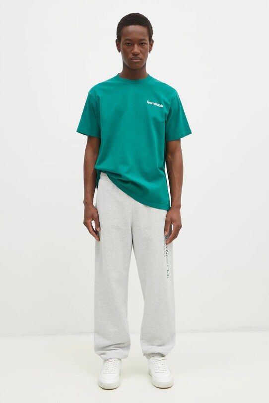 Sporty & Rich cotton t-shirt Health Is Wealth TO043516300GR03