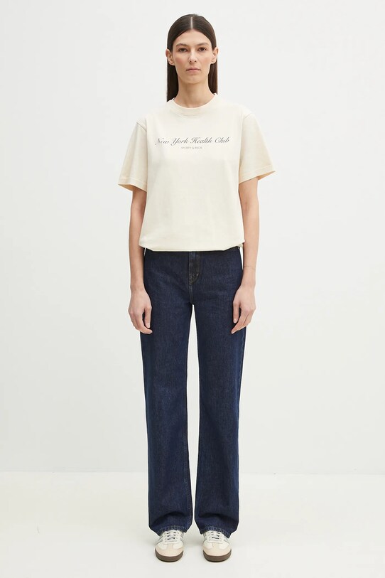 Памучна тениска Sporty & Rich NY Health Club TO043514043CR01