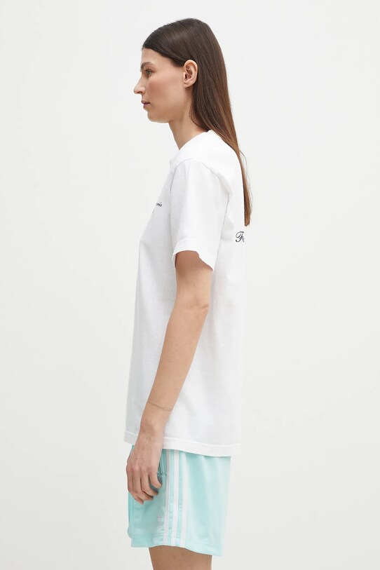Sporty & Rich cotton t-shirt Faubourg white TO043517619WH01