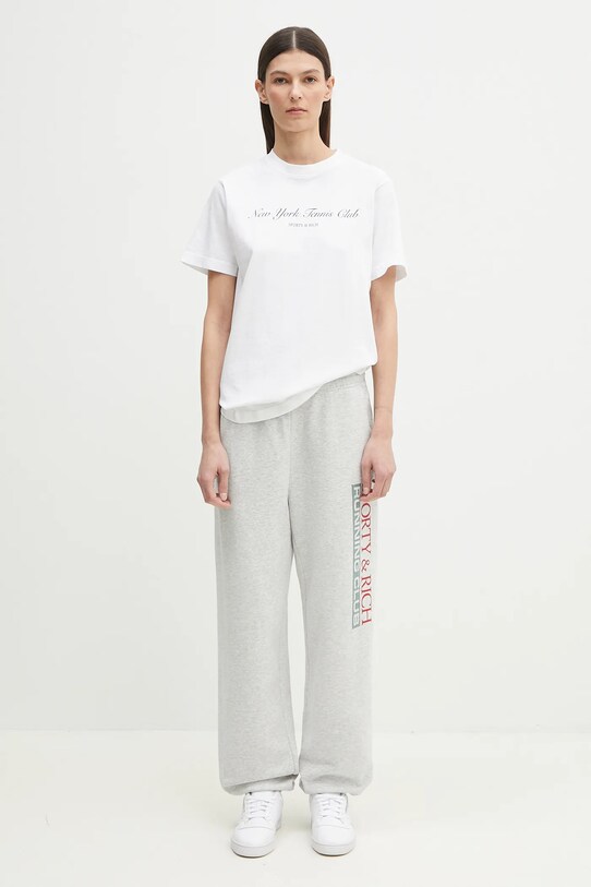 Pamučna majica Sporty & Rich NY Health Club TO043514043WH01