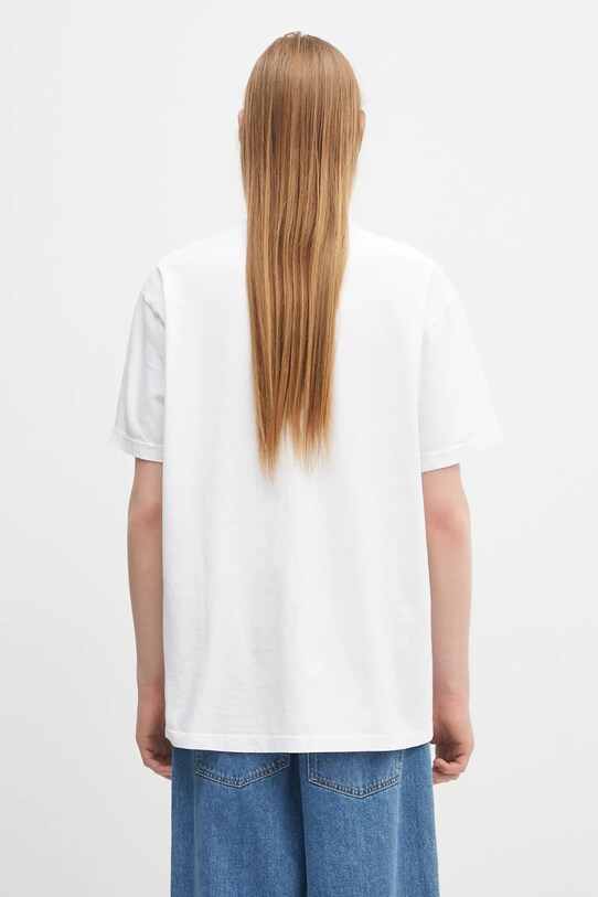 Pamučna majica Sporty & Rich NY Health Club TO043514043WH01 bijela