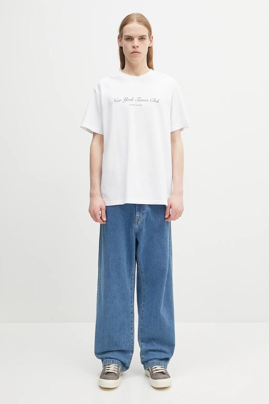 Pamučna majica Sporty & Rich NY Health Club TO043514043WH01