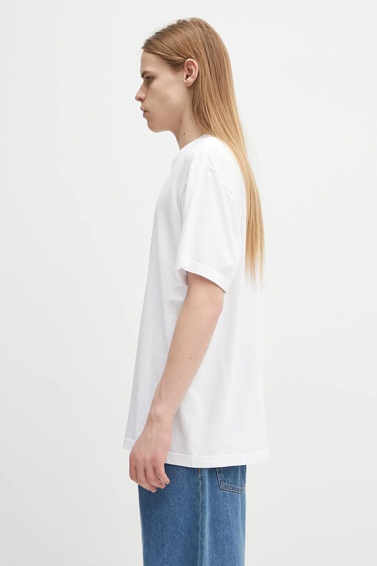 Îmbrăcăminte Sporty & Rich tricou din bumbac NY Marathon TO043514133WH01 alb