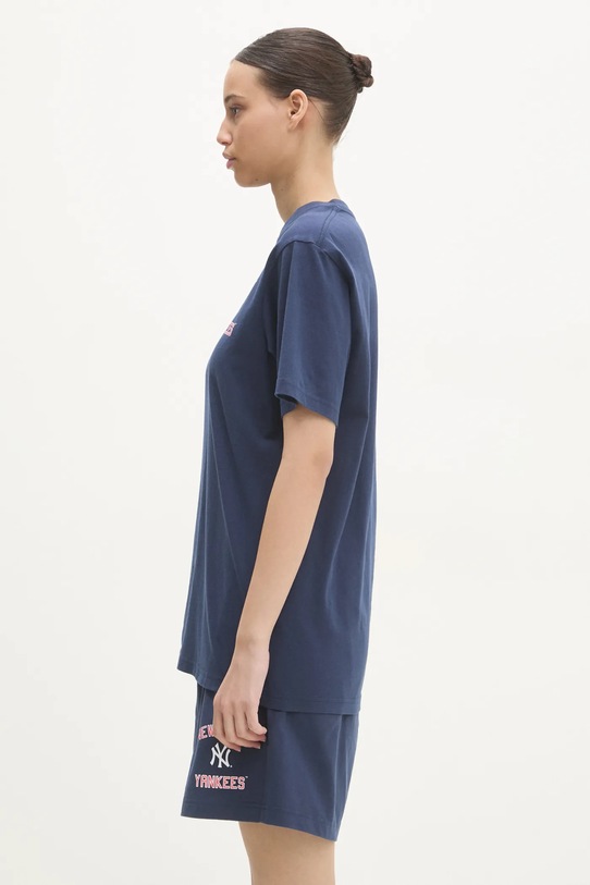 Sporty & Rich t-shirt bawełniany Home Run TO043505300BL32 granatowy AW24