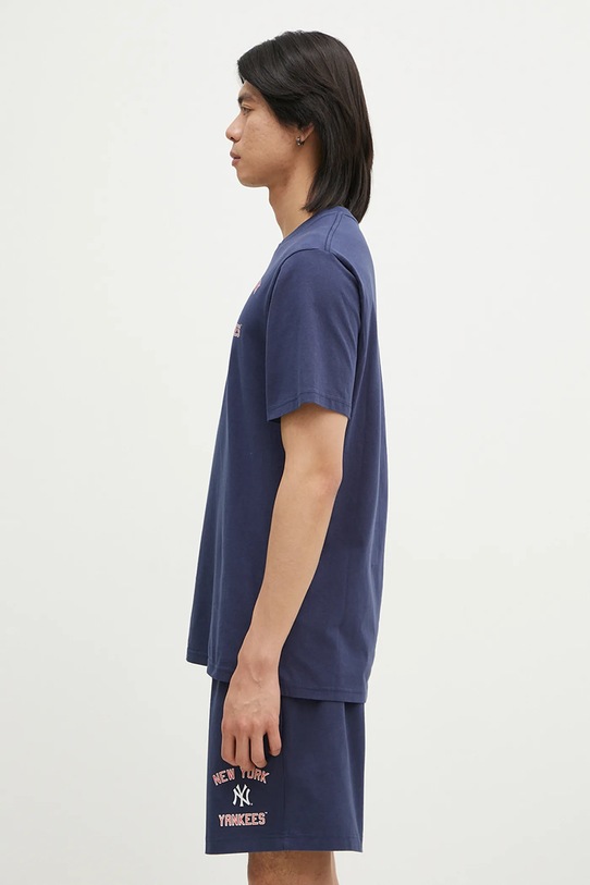 Odzież Sporty & Rich t-shirt bawełniany Home Run TO043505300BL32 granatowy
