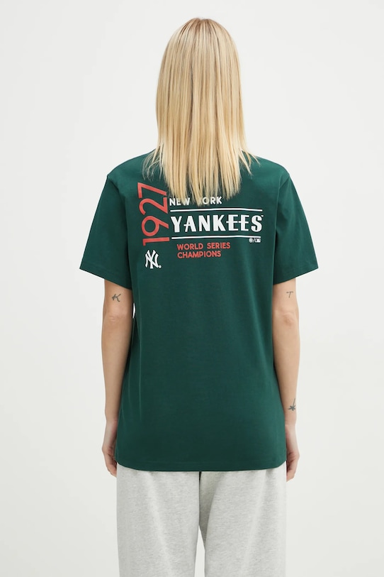 Bavlněné tričko Sporty & Rich Champions TO043505300GR10 zelená AW24