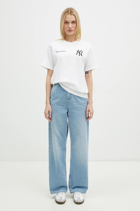 Sporty & Rich t-shirt in cotone Champions TO043505633WH01