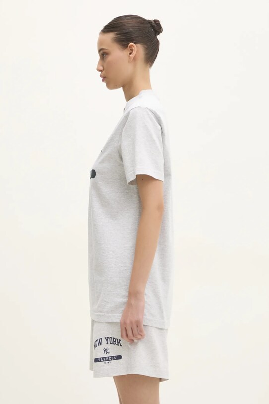 Bavlněné tričko Sporty & Rich League TO043505634GY03 šedá AW24