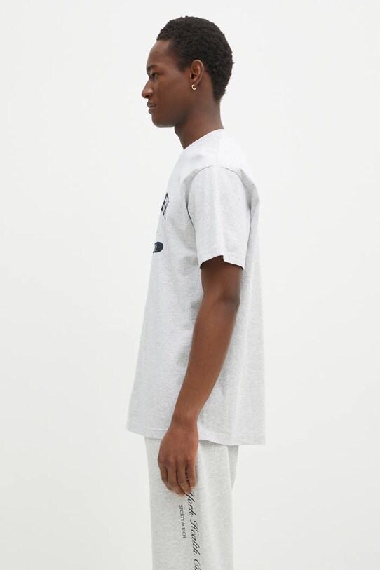Oblečení Bavlněné tričko Sporty & Rich League TO043505634GY03 šedá