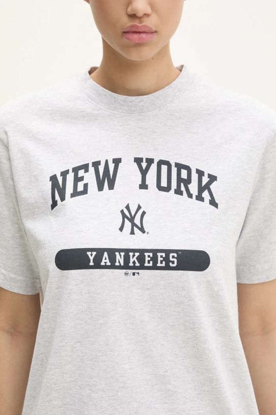 Bavlněné tričko Sporty & Rich League šedá TO043505634GY03