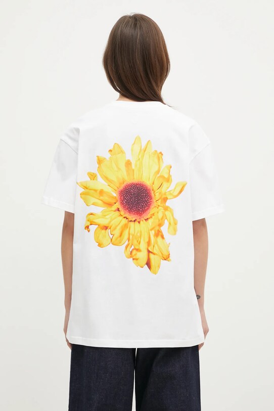 JW Anderson t-shirt in cotone Best In Show Back Print T-Shirt JT0252.PG0772.001 bianco AW24