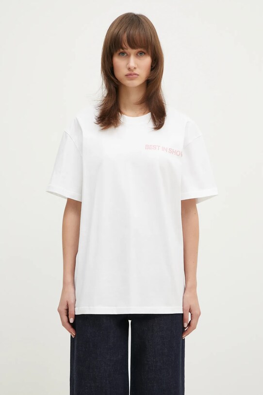 JW Anderson t-shirt in cotone Best In Show Back Print T-Shirt JT0252.PG0772.001