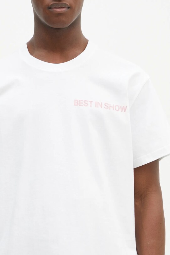 JW Anderson t-shirt in cotone Best In Show Back Print T-Shirt JT0252.PG0772.001