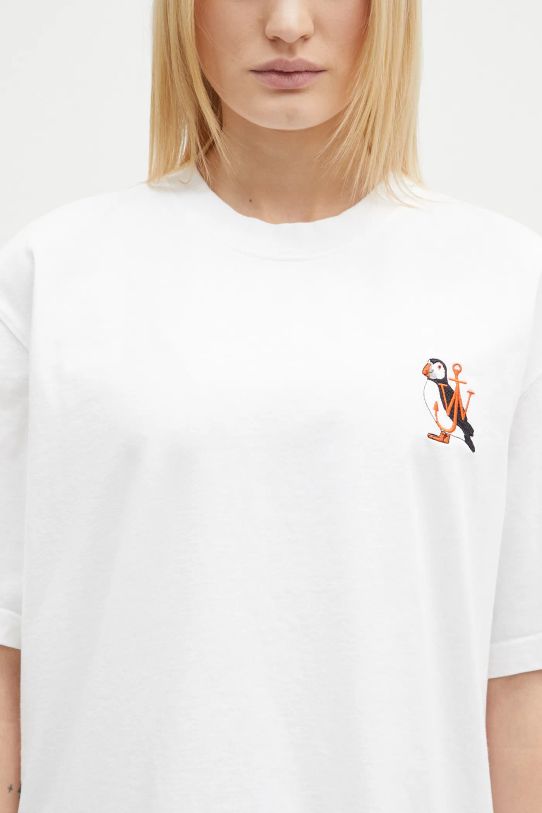 JW Anderson cotton t-shirt Puffin Embroidery T-Shirt JT0249.PG1606.001