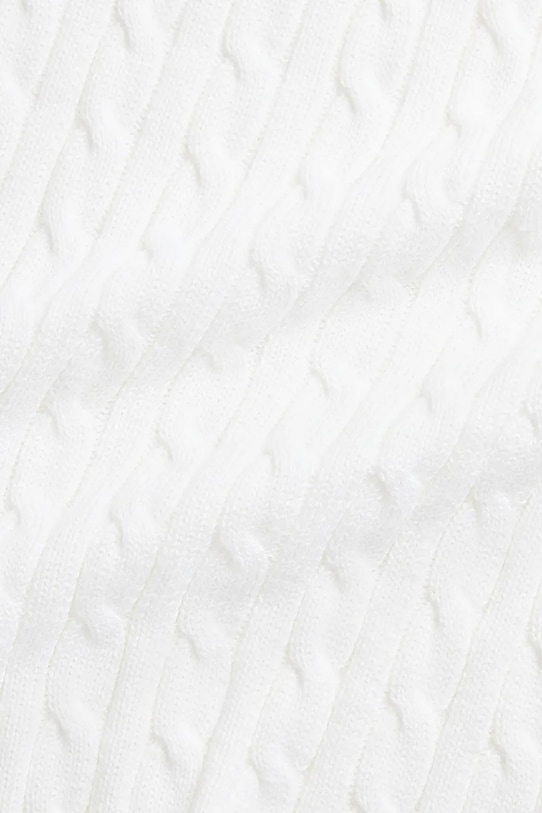 Detská bavlnená deka Polo Ralph Lauren 320966893004 biela AW25