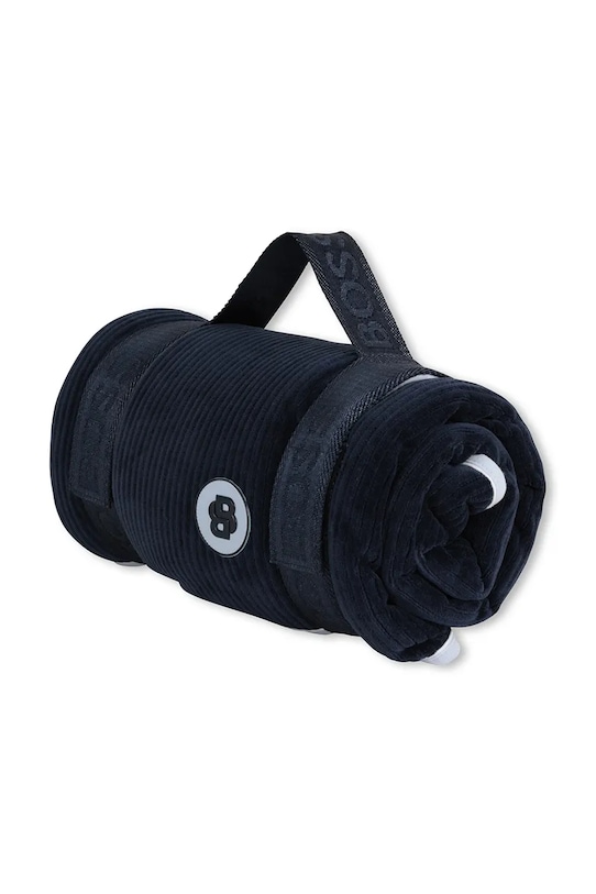 BOSS kocyk dziecięcy J52594 granatowy AW25