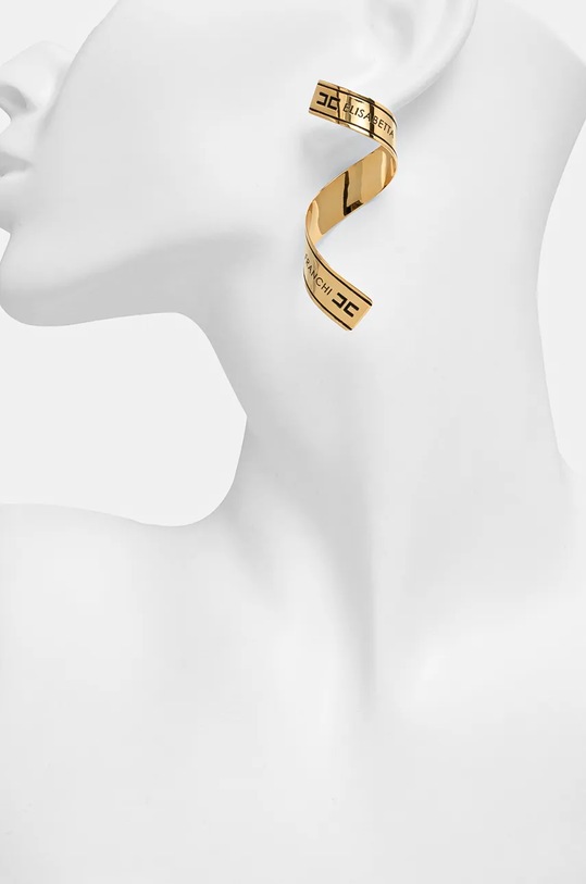 Elisabetta Franchi cercei aur OR15A56E2