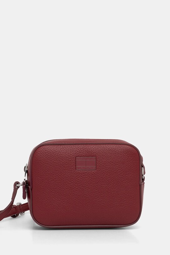 Kabelka Tommy Jeans nevejde se A4 burgundské AW0AW17543