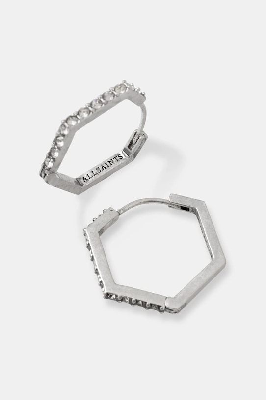 Náušnice AllSaints stříbrná 37527084SLV041