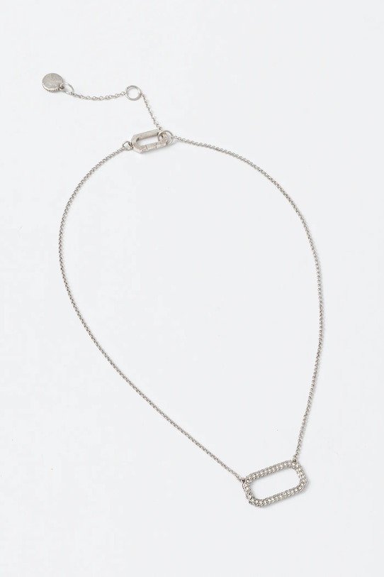 Náhrdelník AllSaints zirkonie stříbrná 37527135SLV041