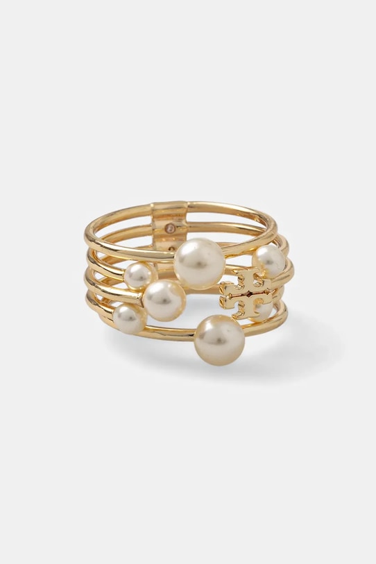 Δαχτυλίδι Tory Burch Kira Pearl χρυσαφί 168094.137