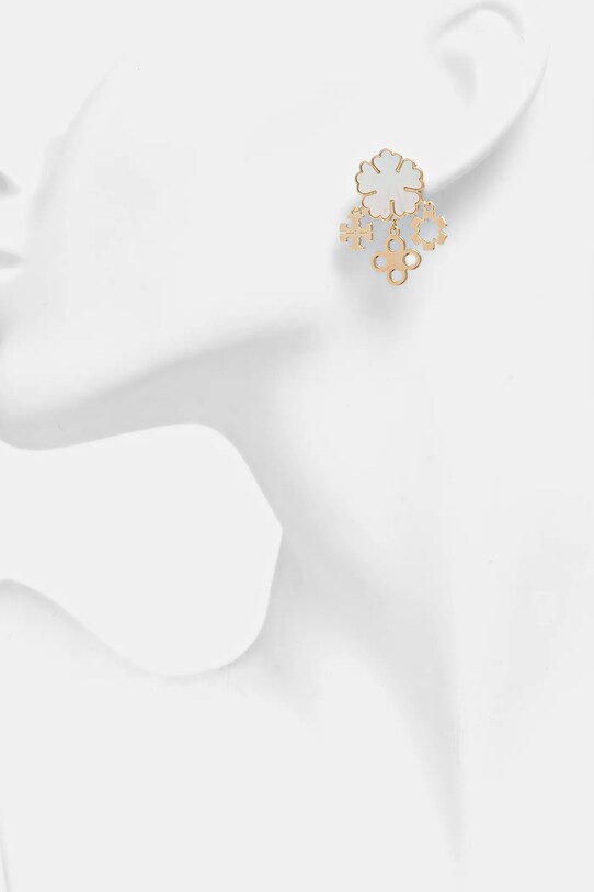 Аксессуары Сережки Tory Burch Clover 168079.700 золотой