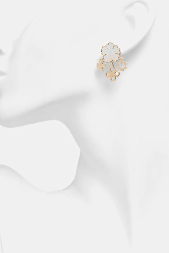 Accesorii Tory Burch cercei Clover 168079.700 aur