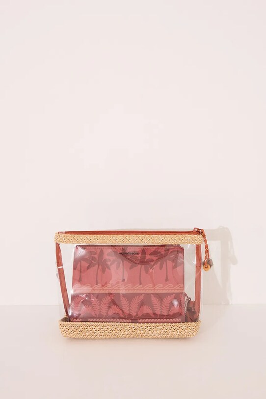 women'secret zestaw kosmetyczek MICKEY 3-pack 4849283 brązowy AW25