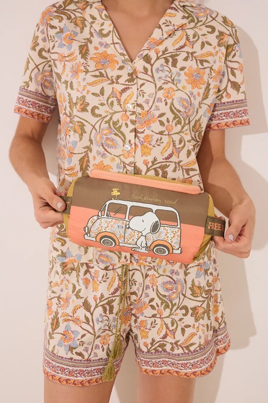 women'secret portfard SNOOPY 4849276 verde