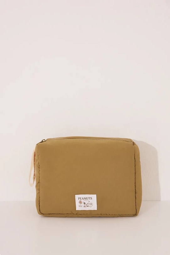 women'secret borsa da toilette SNOOPY 4849277 verde AW25