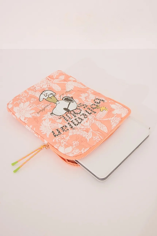 Akcesoria women'secret pokrowiec na laptopa SNOOPY 4849273 pomarańczowy