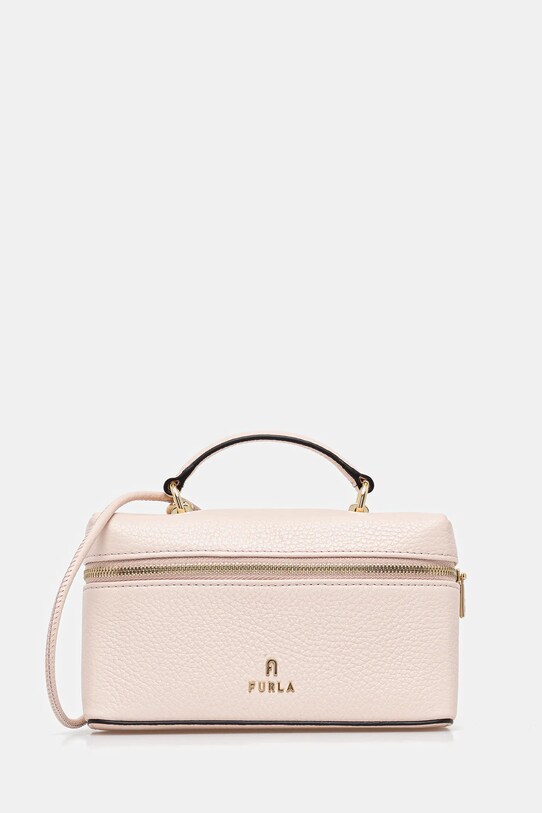 Furla borsa a mano in pelle applique beige WE00625.HSF000.0496S